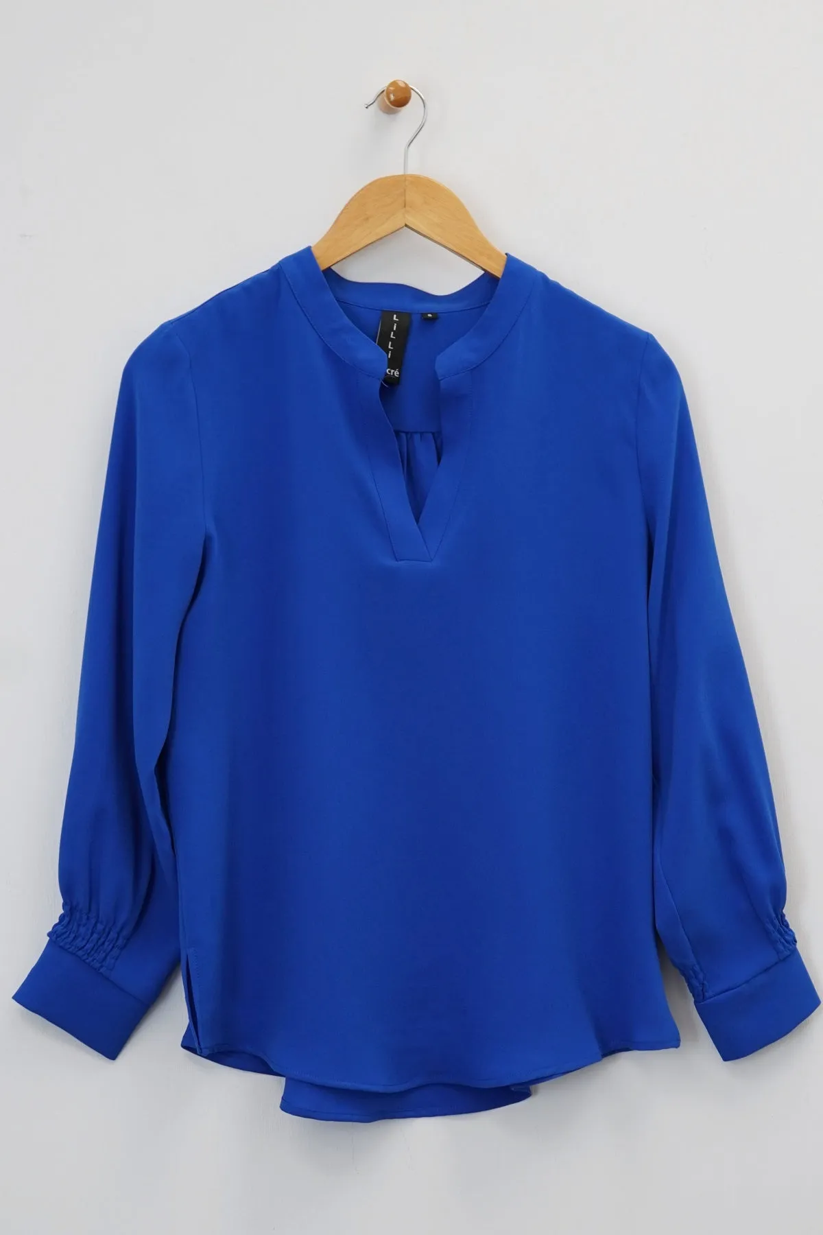 28" Long Sleeve Mandarin-V Tunic