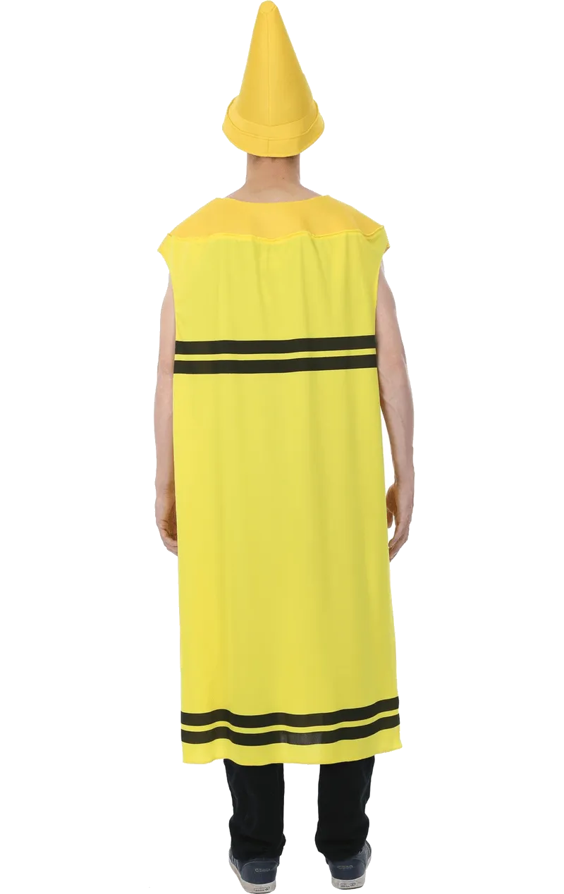 Adult Yellow Crayon Costume