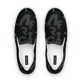 AFRICA IS THE FUTURE Men’s Slip-On Canvas Shoes
