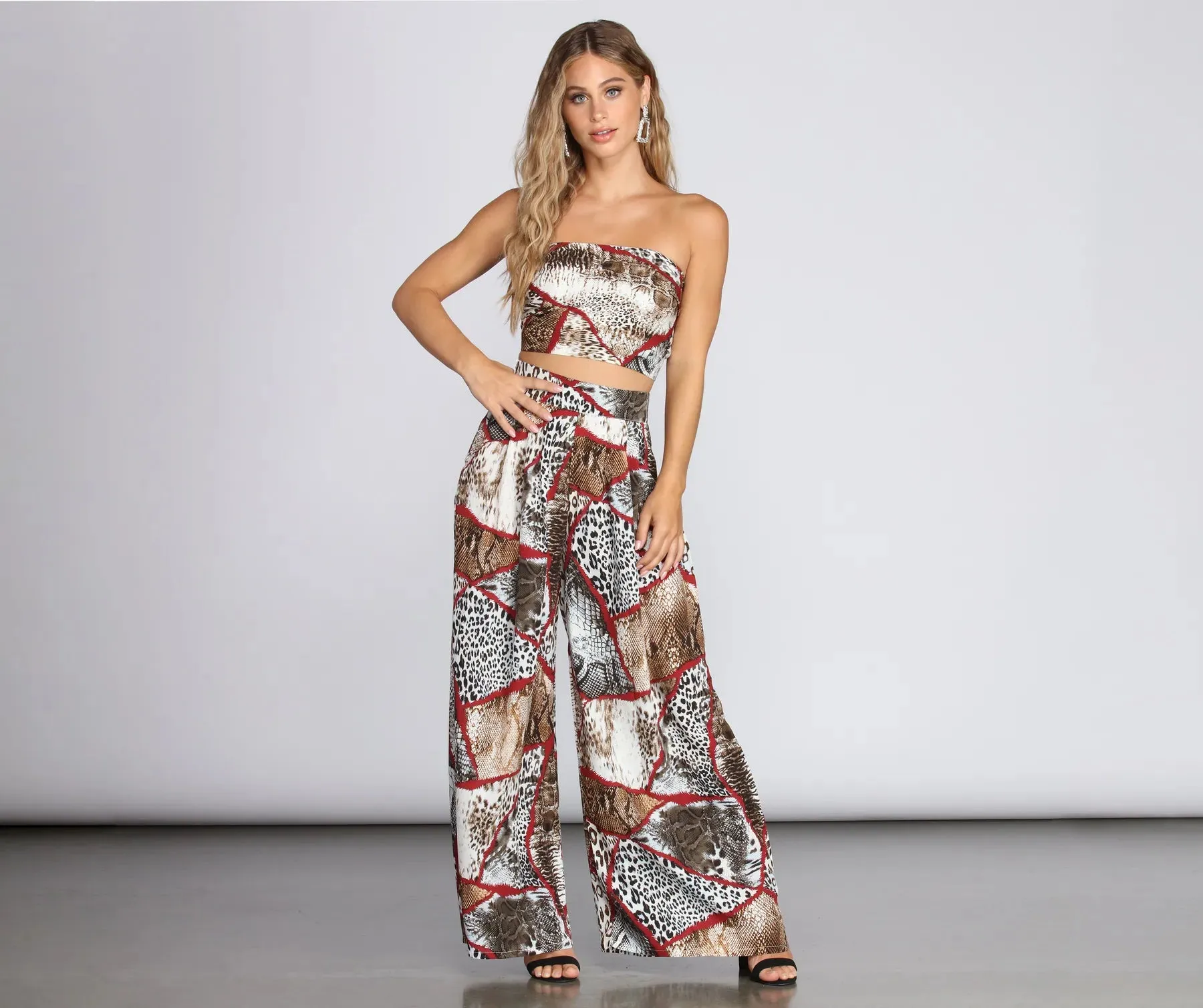 Animal Desire High-Waist Pants