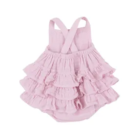 Ballet Muslin Ruffle Sunsuit Romper