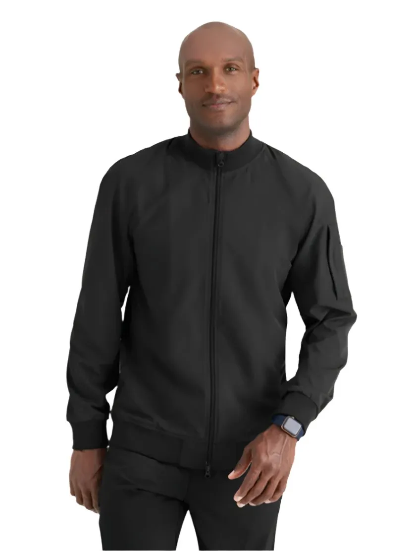 Barco One™ by Barco AMPLIFY 3-POCKET STAND-UP COLLAR WARMUP SCRUB JACKET