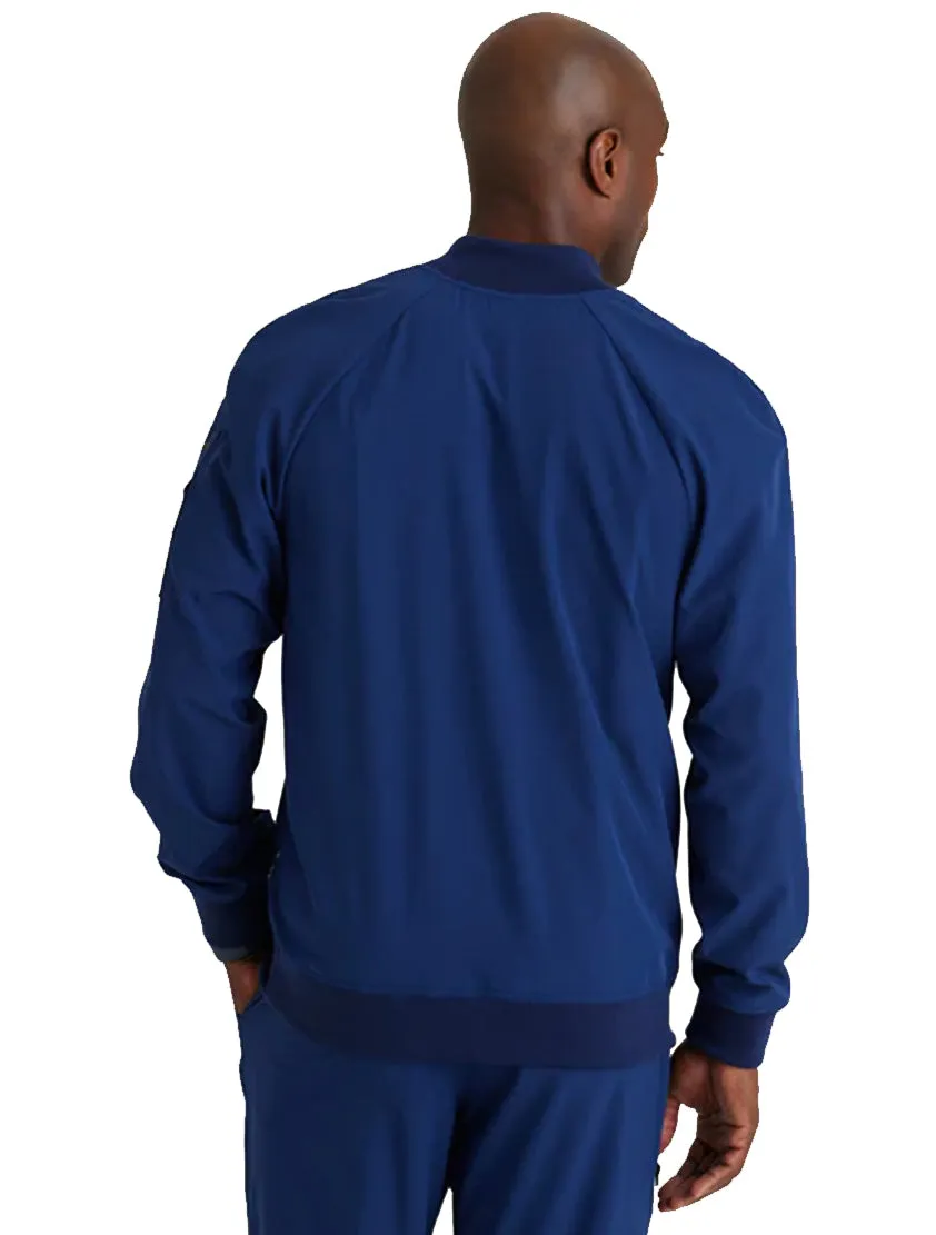 Barco One™ by Barco AMPLIFY 3-POCKET STAND-UP COLLAR WARMUP SCRUB JACKET