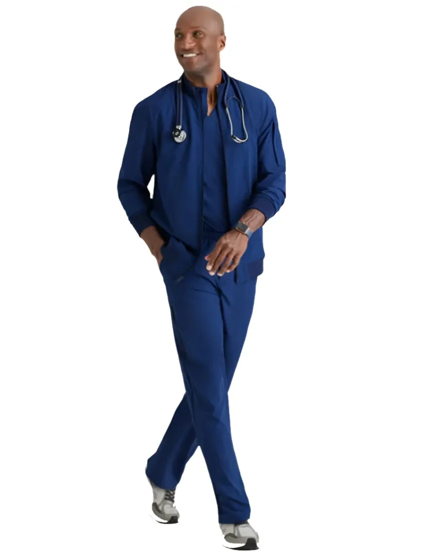 Barco One™ by Barco AMPLIFY 3-POCKET STAND-UP COLLAR WARMUP SCRUB JACKET