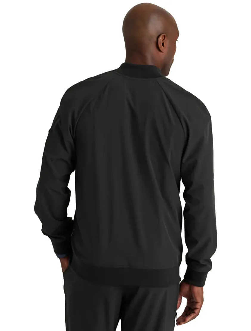 Barco One™ by Barco AMPLIFY 3-POCKET STAND-UP COLLAR WARMUP SCRUB JACKET
