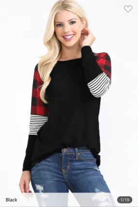 Black and Buffalo Top