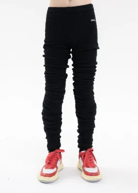 Black LOOSE SOCKS-LIKE 300cm LEGGINGS