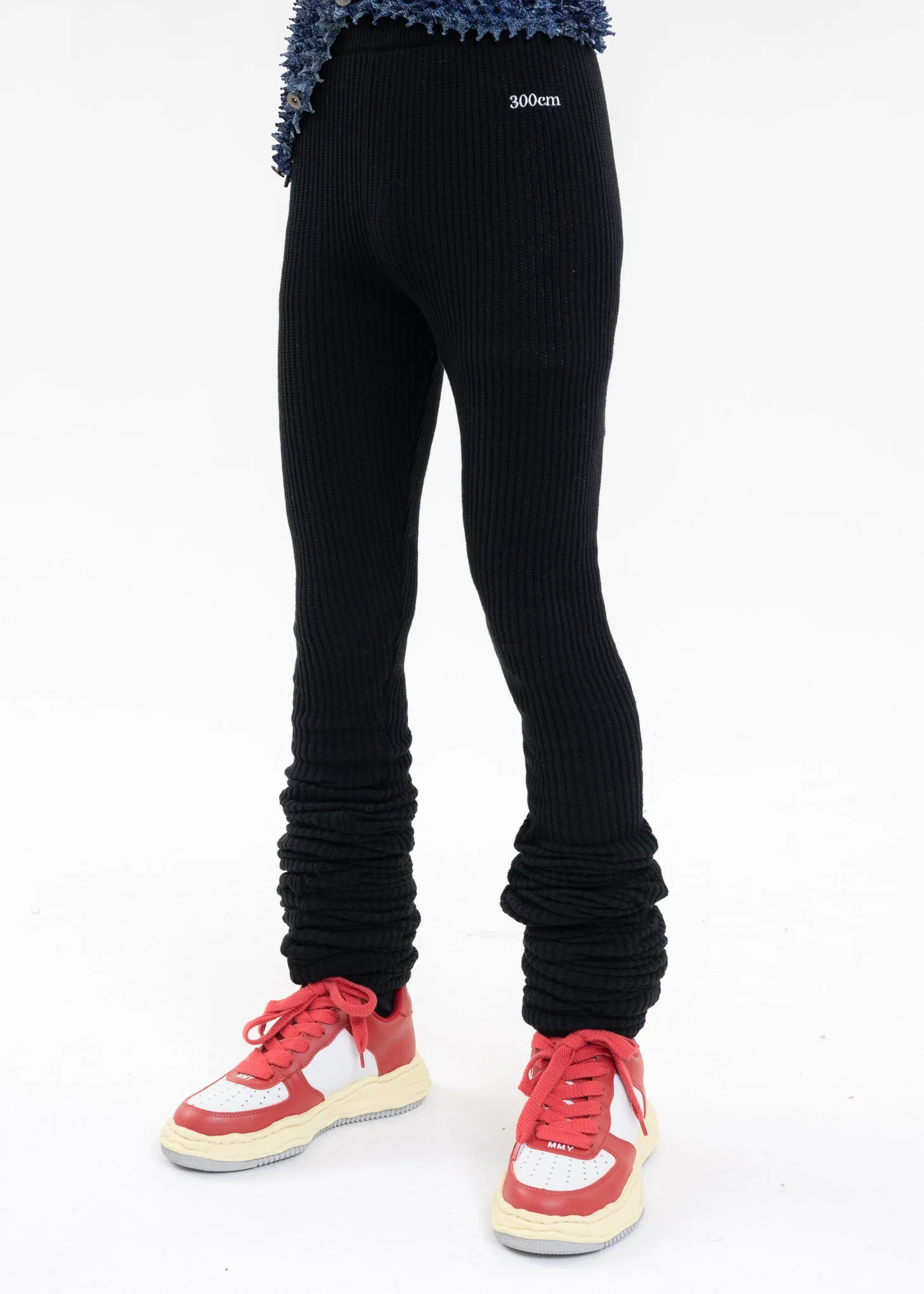 Black LOOSE SOCKS-LIKE 300cm LEGGINGS