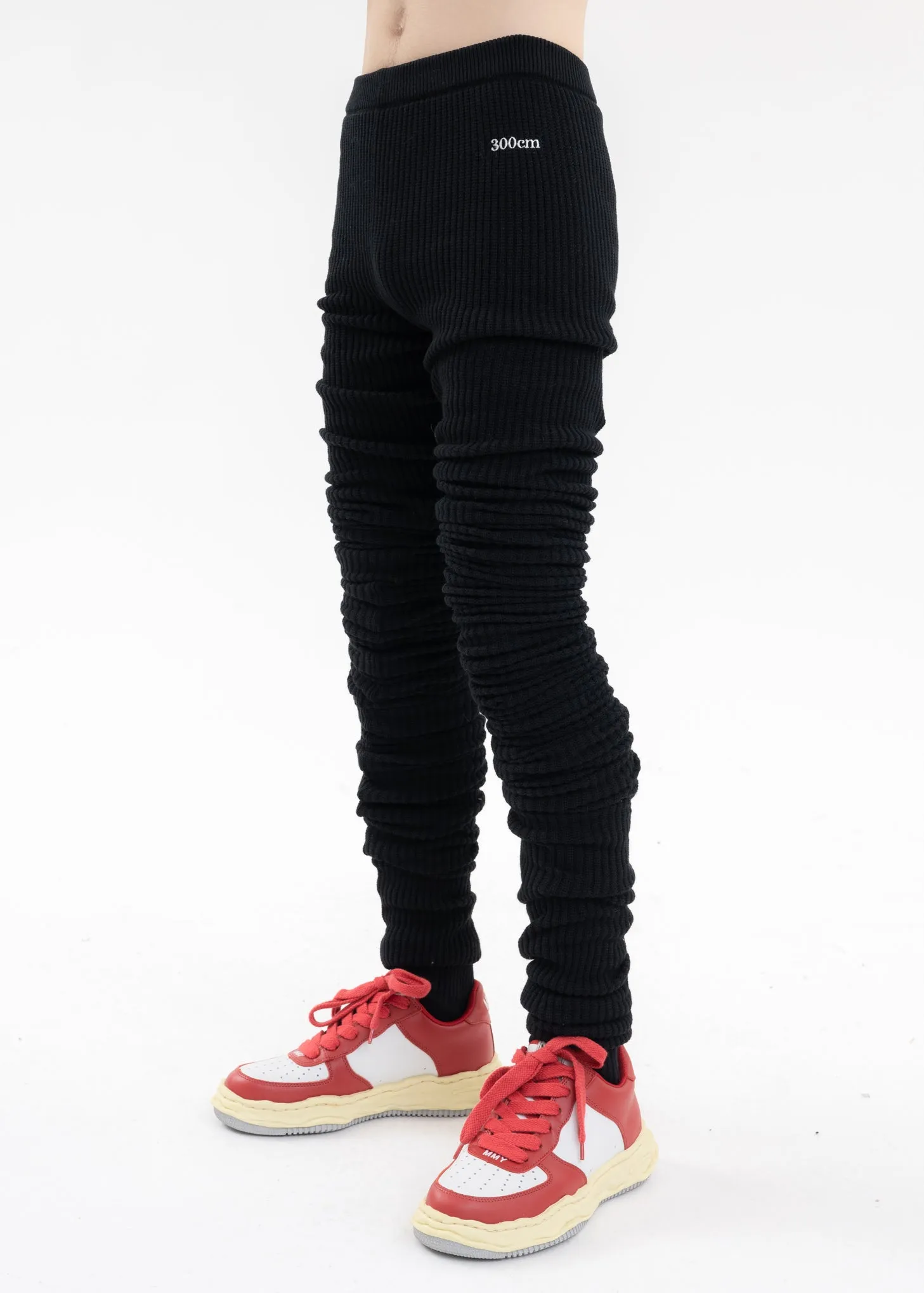 Black LOOSE SOCKS-LIKE 300cm LEGGINGS