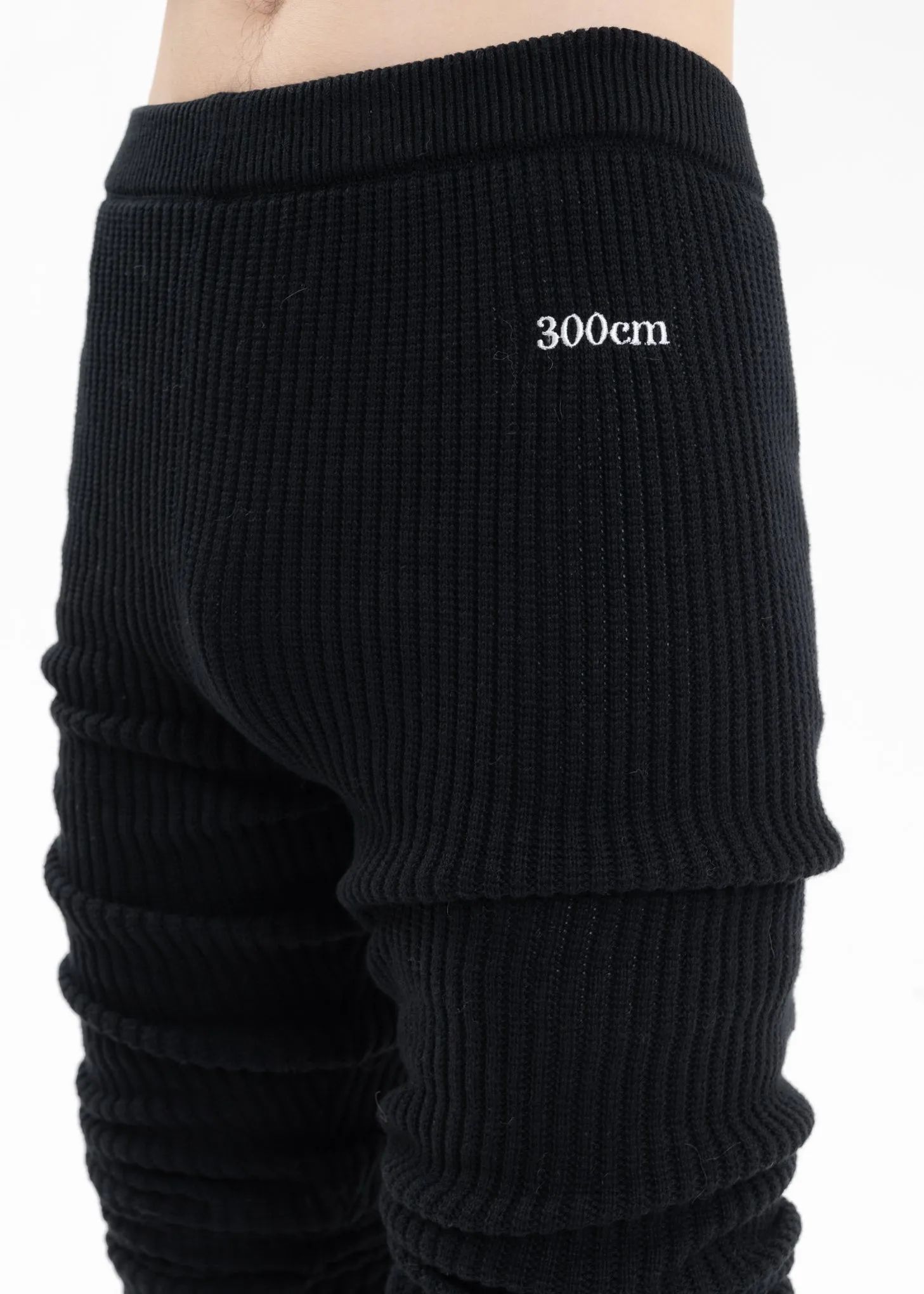 Black LOOSE SOCKS-LIKE 300cm LEGGINGS
