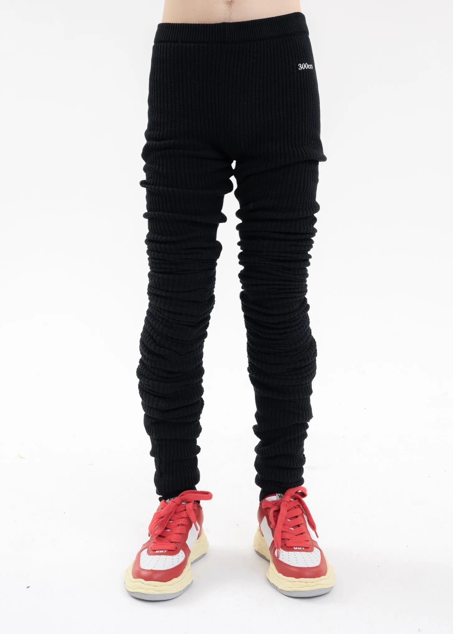 Black LOOSE SOCKS-LIKE 300cm LEGGINGS