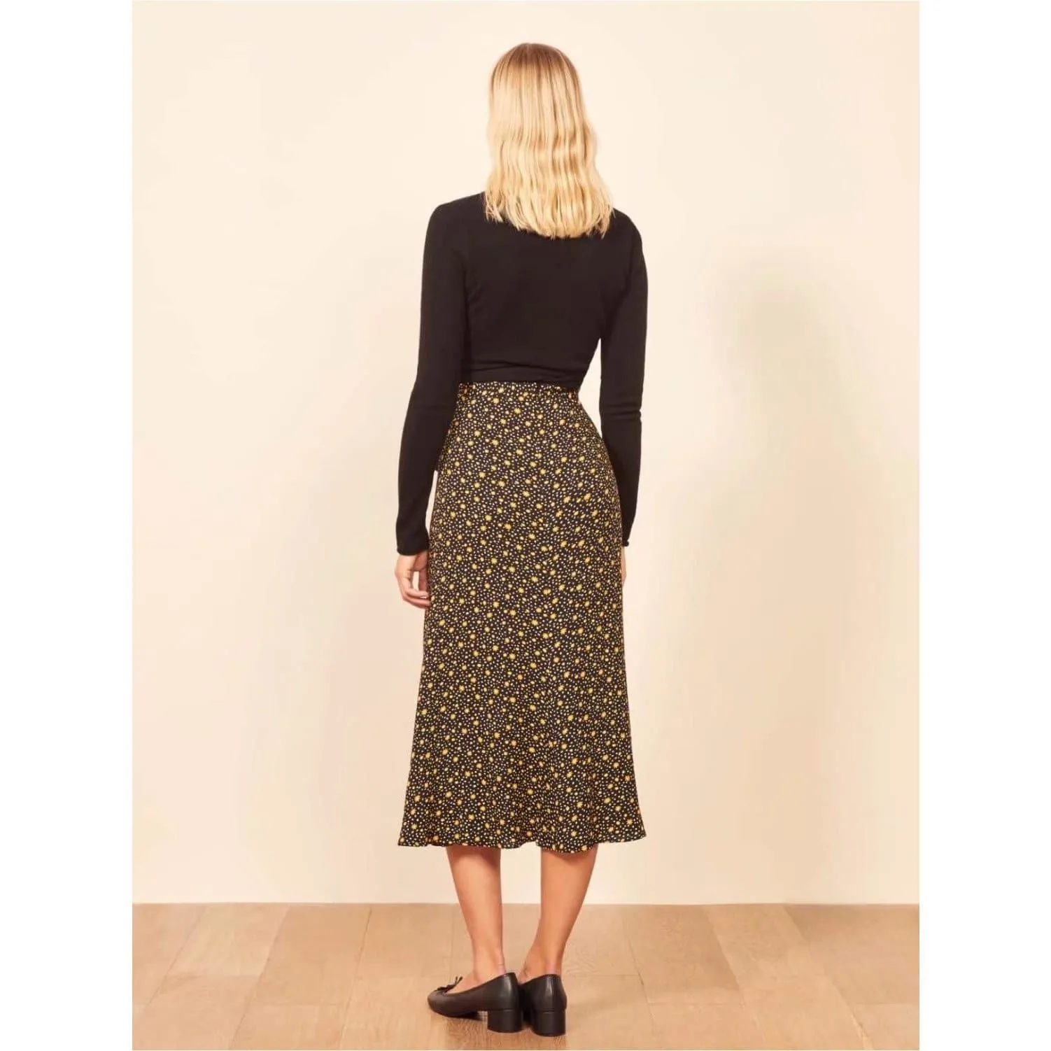 BOHEMIAN CHIC MIDI SKIRT