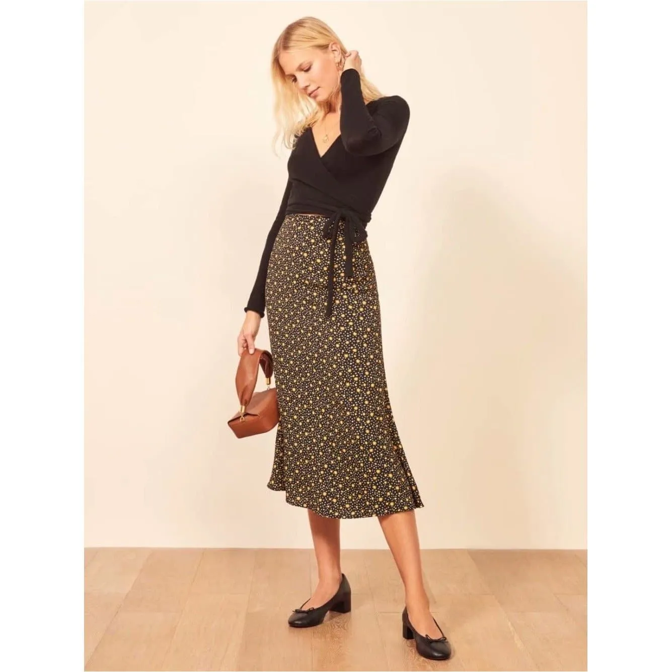 BOHEMIAN CHIC MIDI SKIRT