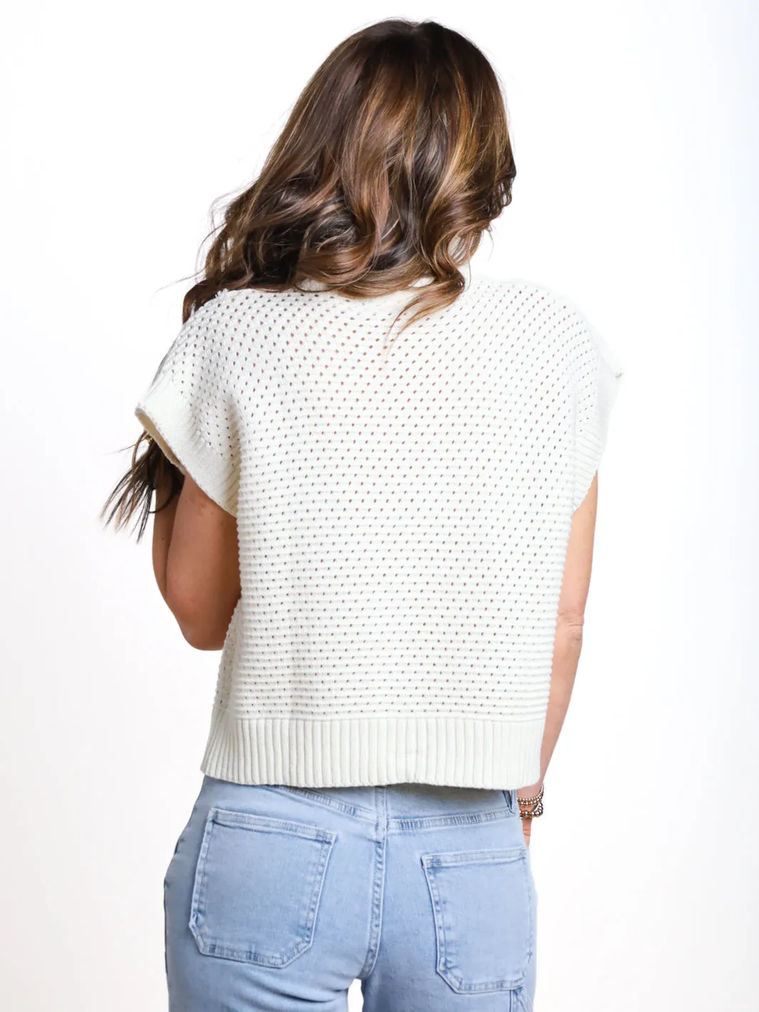 Calling Perfection Zip Front Pullover Sweater