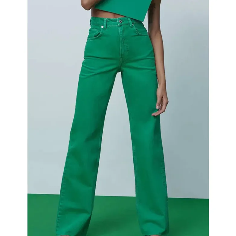 CASUAL HIGH WAIST SUMMER DENIM PANTS