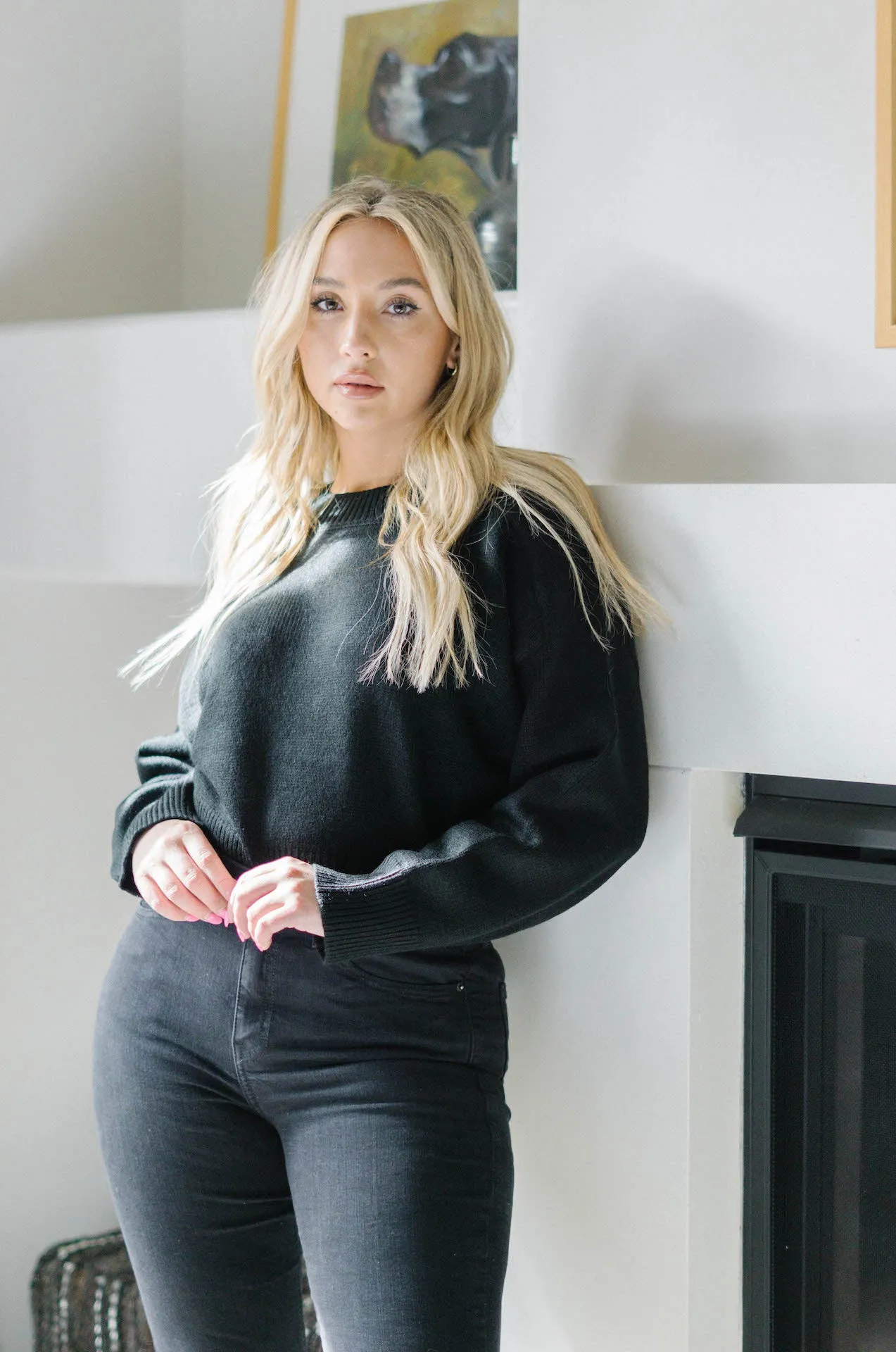 Charlie Knit Sweater - Black