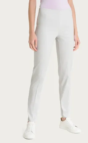 Cigarette Pants with Slits- Dawn Blue