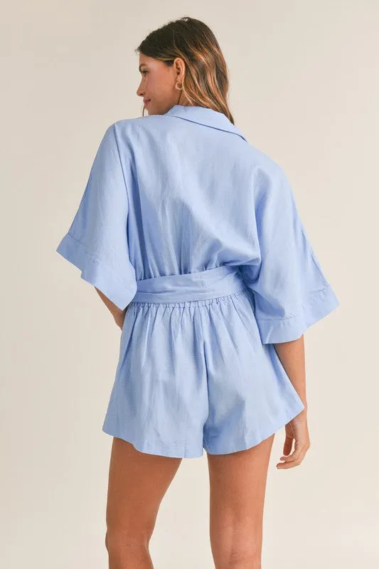 Collared Romper