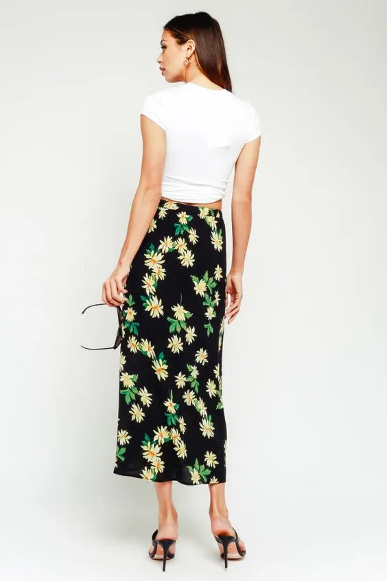 Daisy for You Midi Skirt