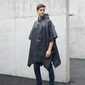 Dauwrok - Heren Regenjas Poncho Waterdicht Lichtgewicht met Capuchon