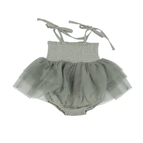 Desert Sage Tutu Bubble Romper