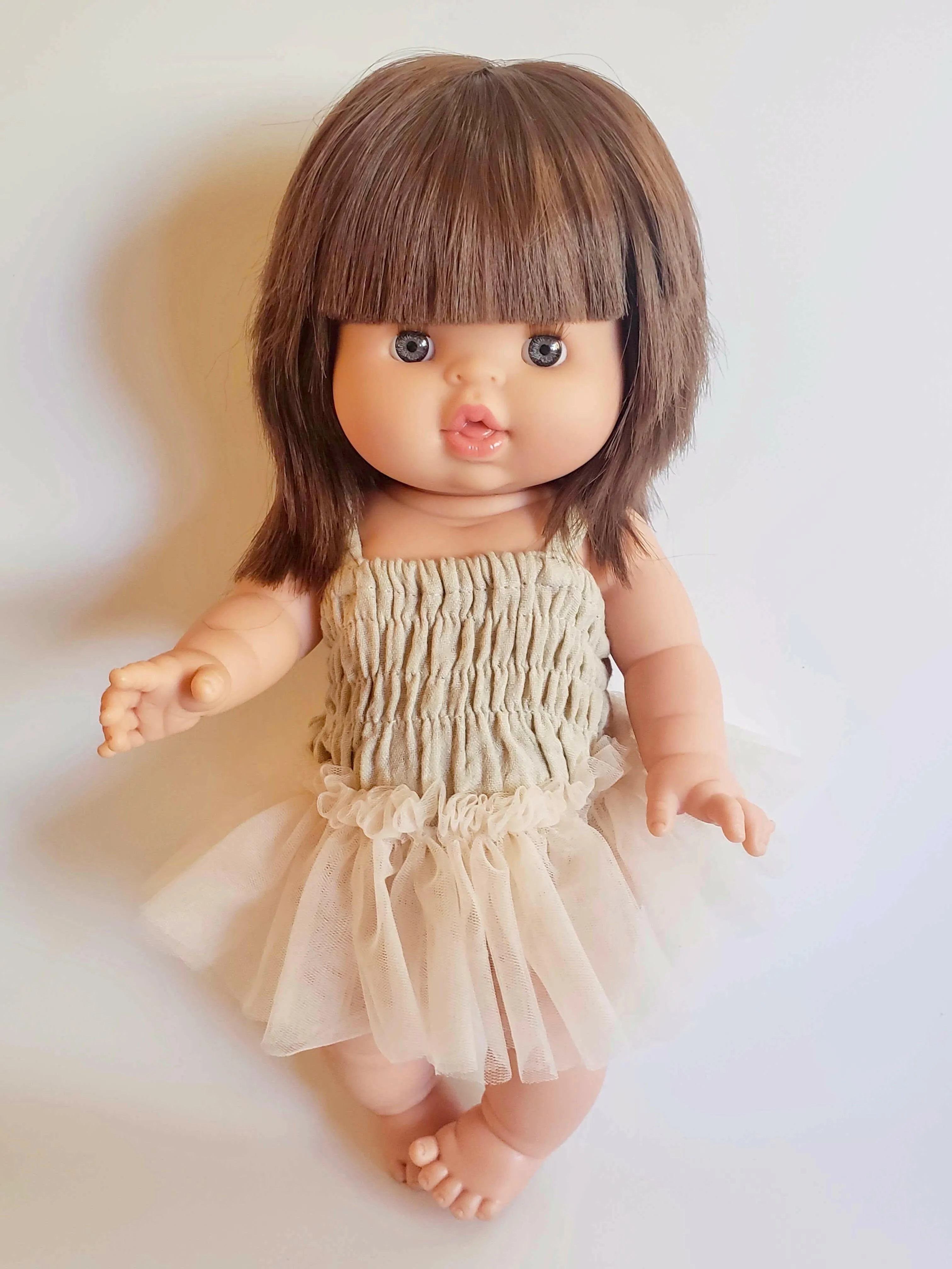 Doll Romper Clothing in Pistachio