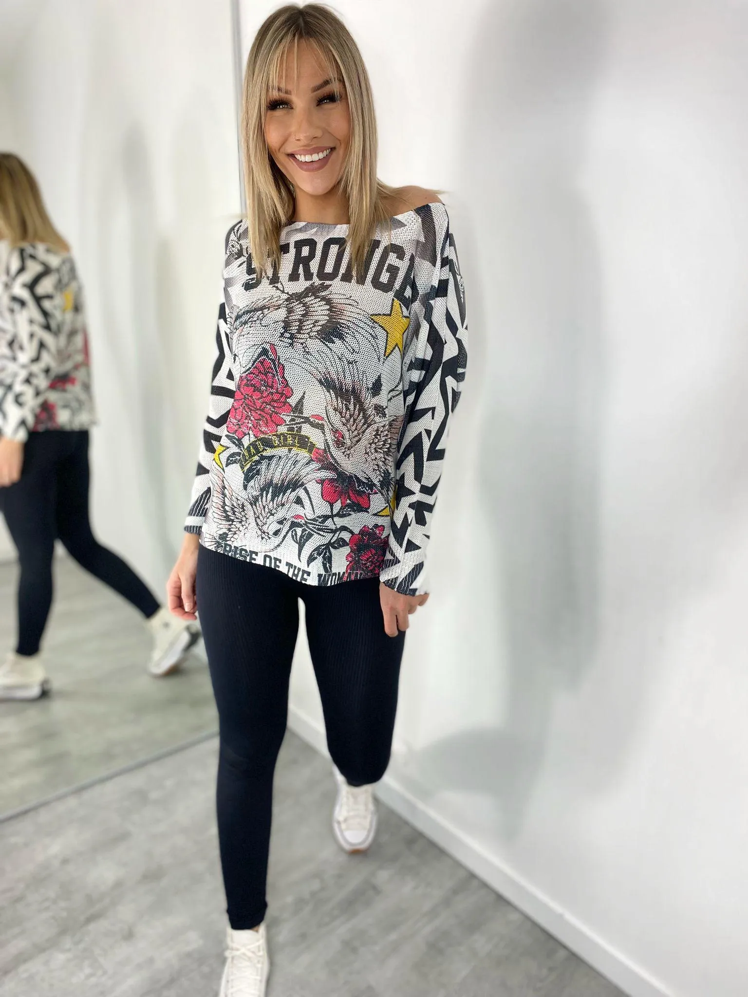 Eesha Top White Print
