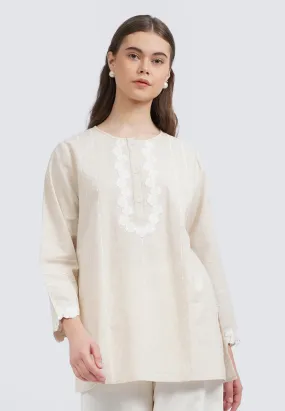 Embroidered Long Sleeve Tunic