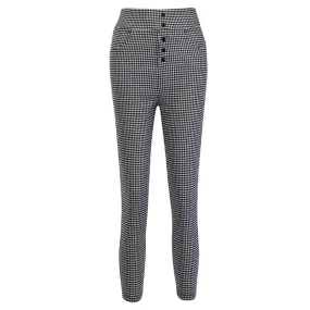 Gingham High Waist Pants