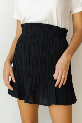 give your all flowy pleated mini skirt