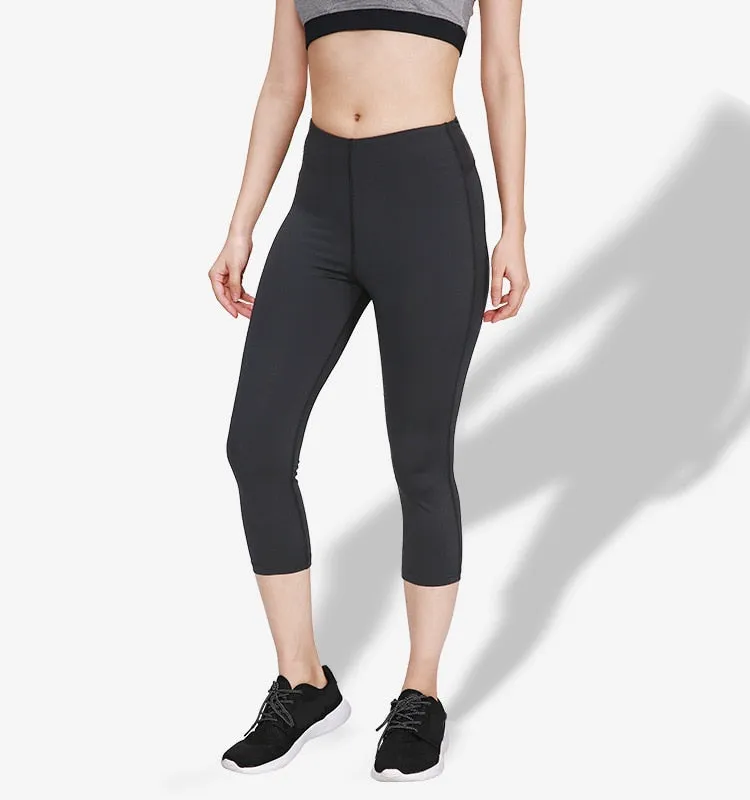 High Waist Calf-length Yoga Pants- Capri Style