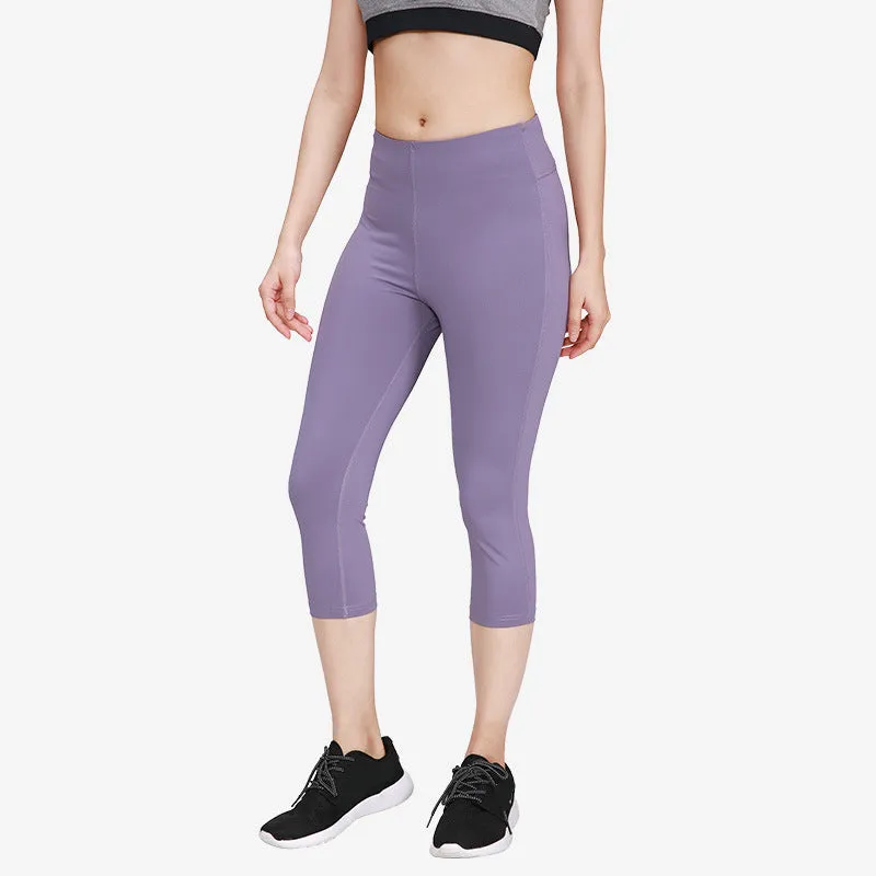 High Waist Calf-length Yoga Pants- Capri Style