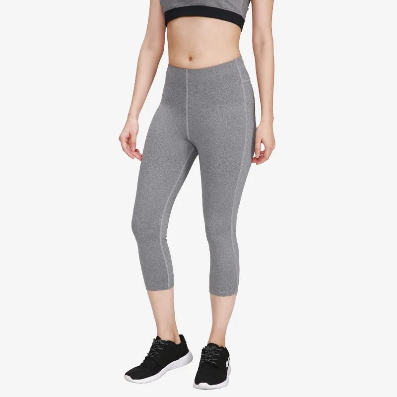 High Waist Calf-length Yoga Pants- Capri Style