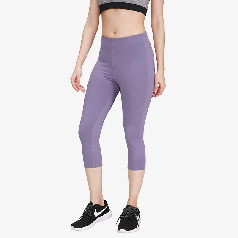 High Waist Calf-length Yoga Pants- Capri Style
