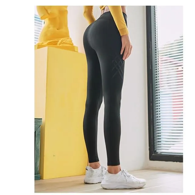 High Waist Yoga Leggings with Side Pockets