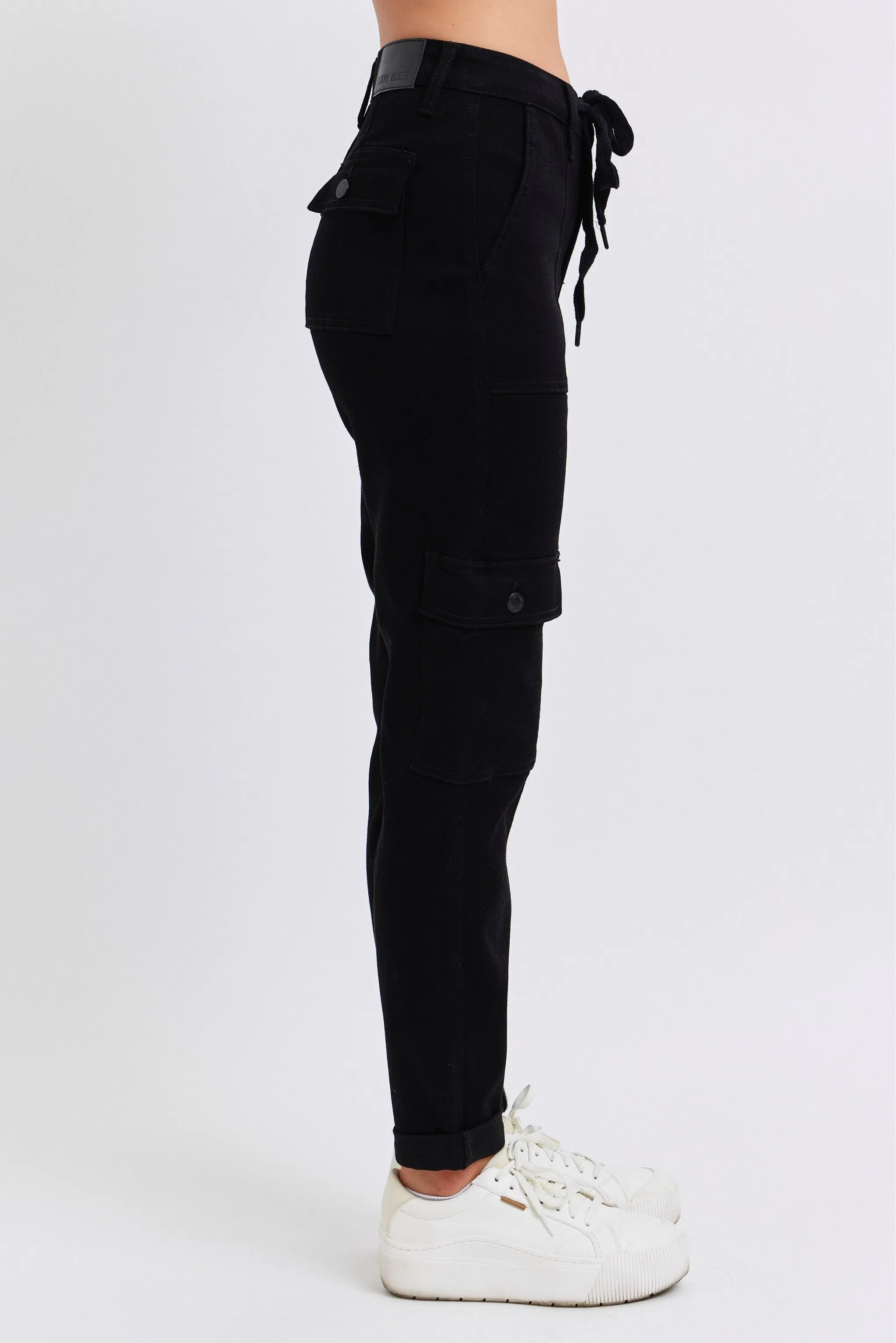 HW Cargo Cuffed Jogger Black JB107