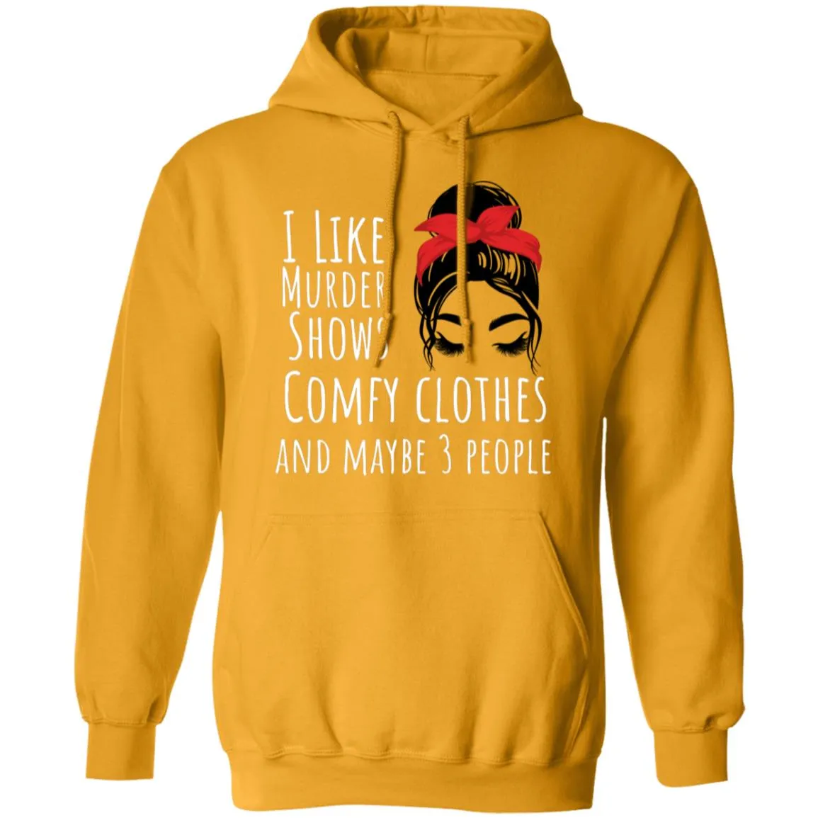 I like with eyelashes Pullover Hoodie