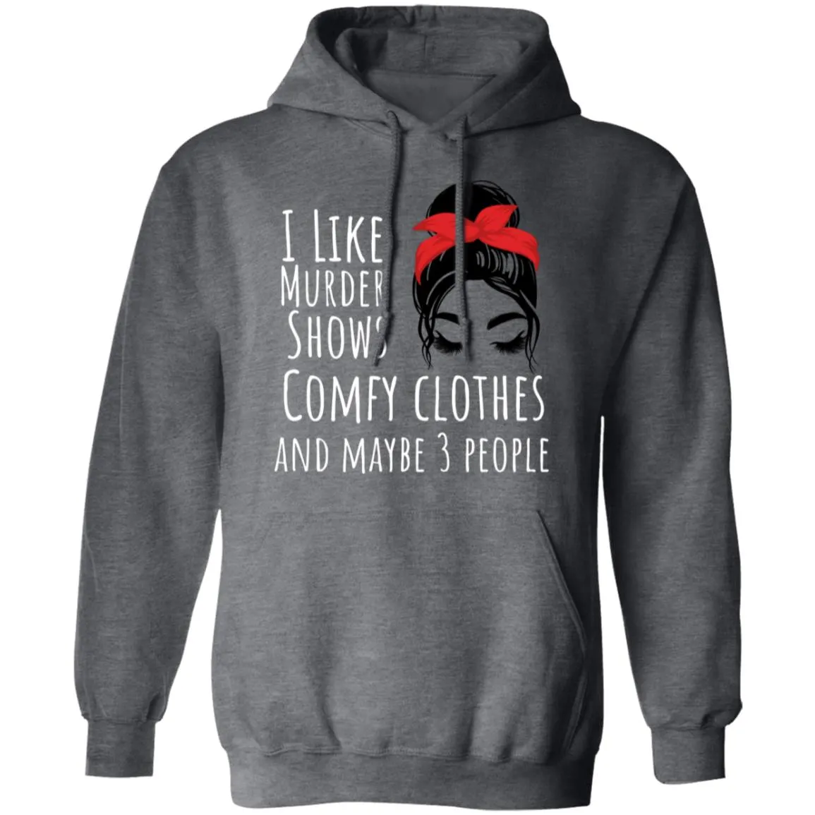 I like with eyelashes Pullover Hoodie