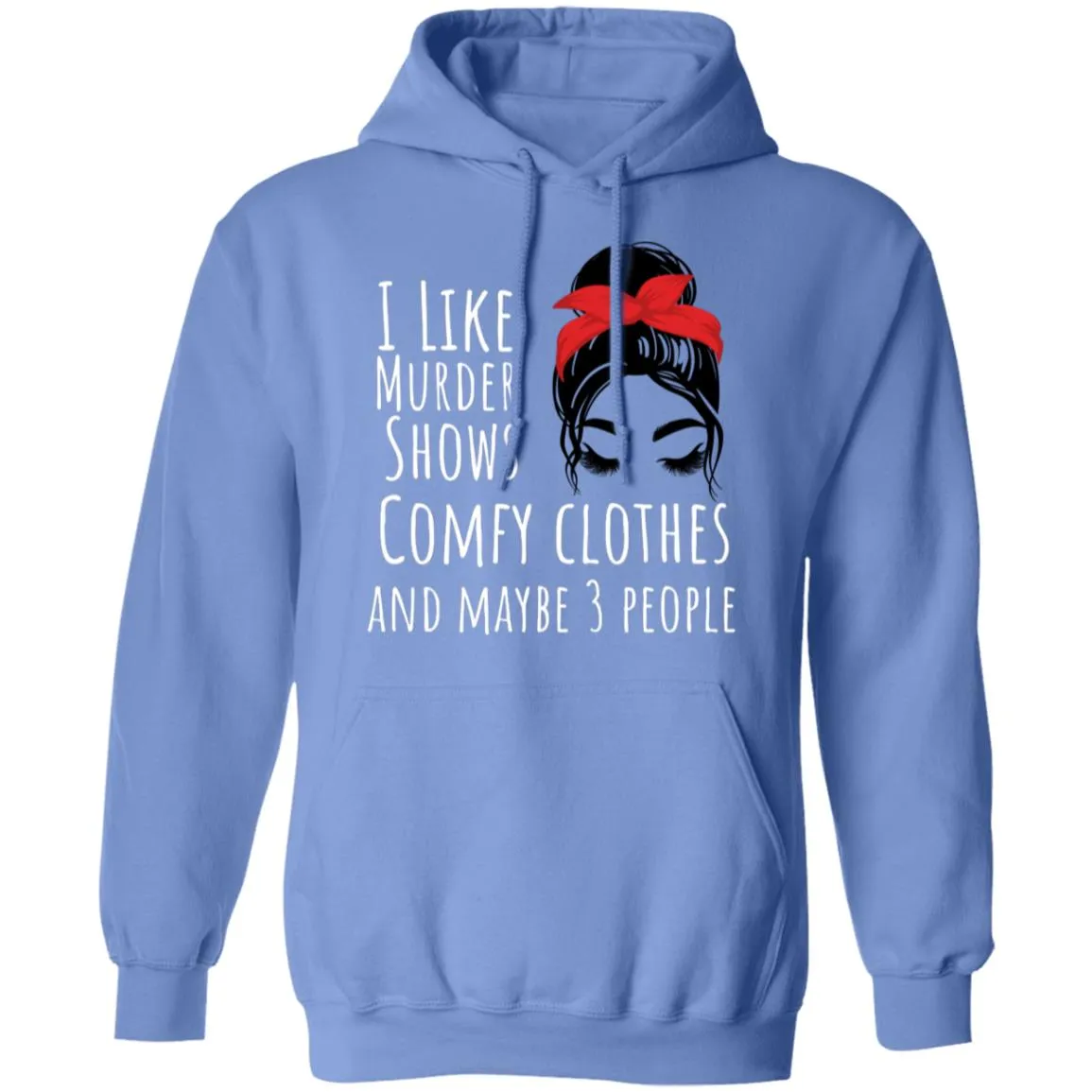 I like with eyelashes Pullover Hoodie