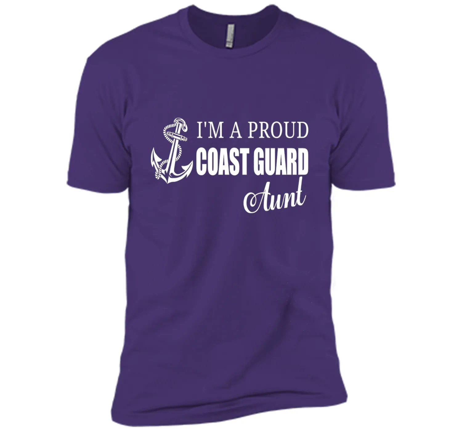 I'm A Proud Coast Guard Aunt T-shirt cool shirt