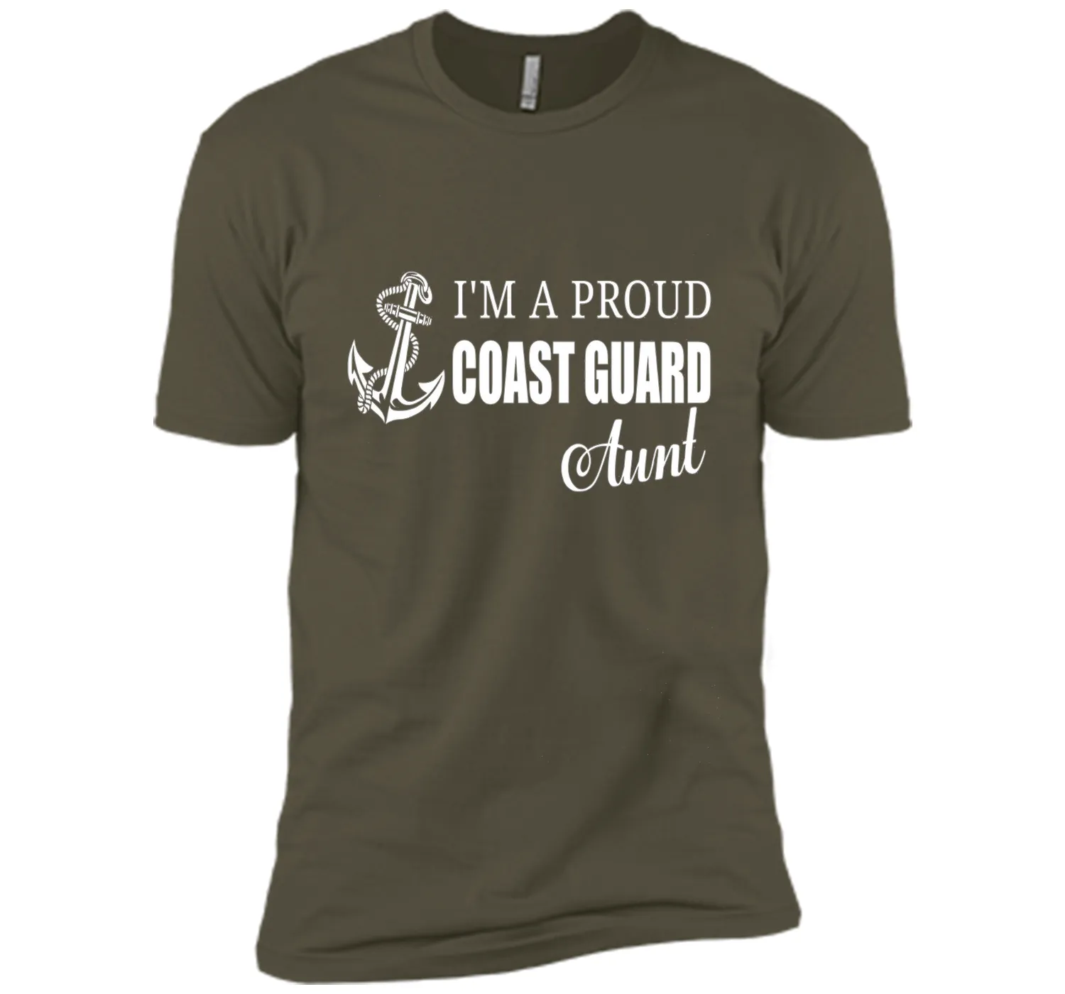 I'm A Proud Coast Guard Aunt T-shirt cool shirt