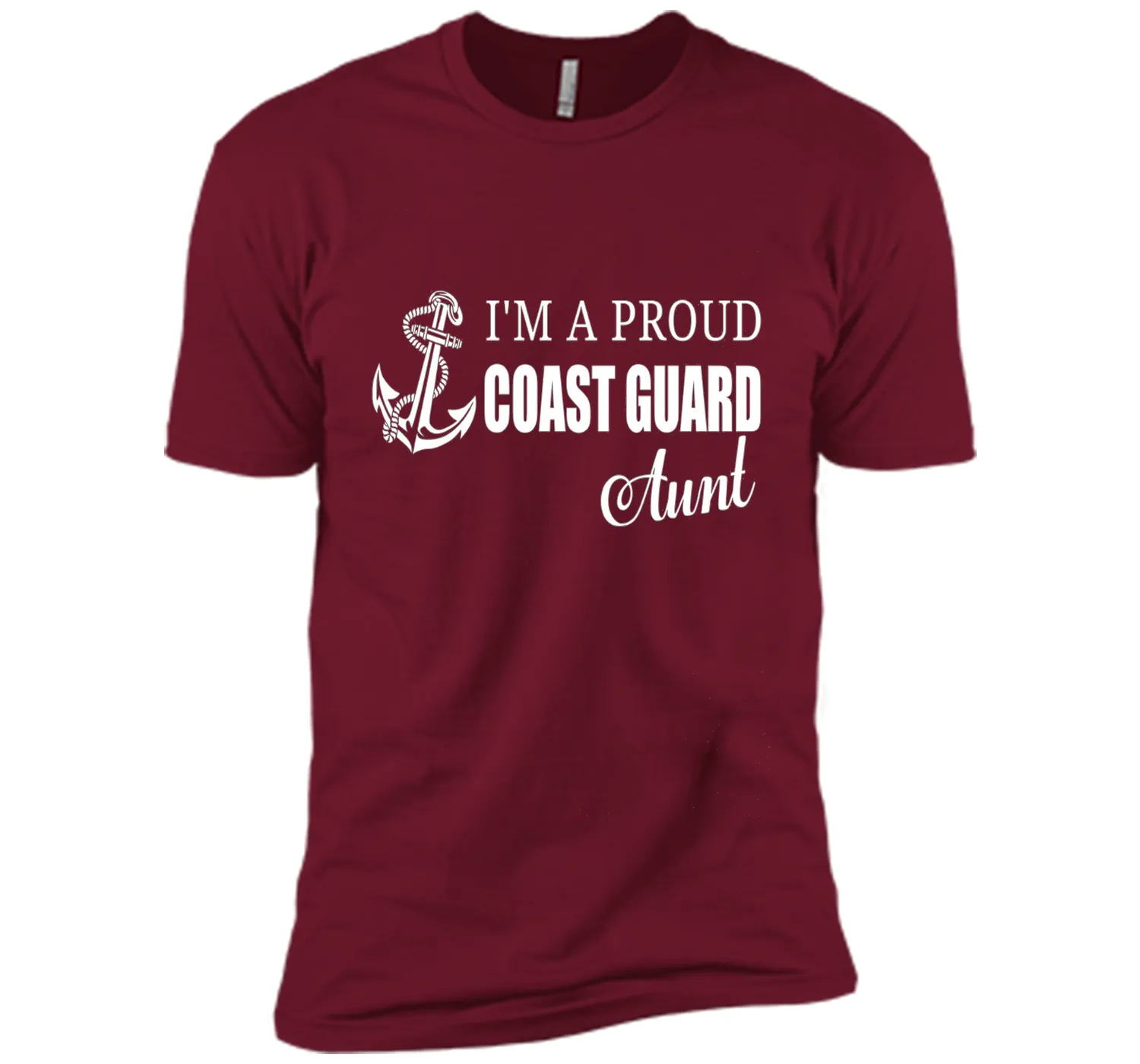 I'm A Proud Coast Guard Aunt T-shirt cool shirt