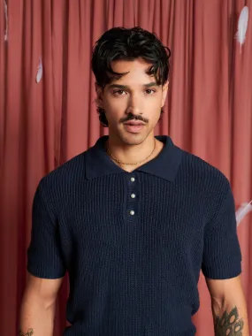 Lark Knitted Polo Shirt