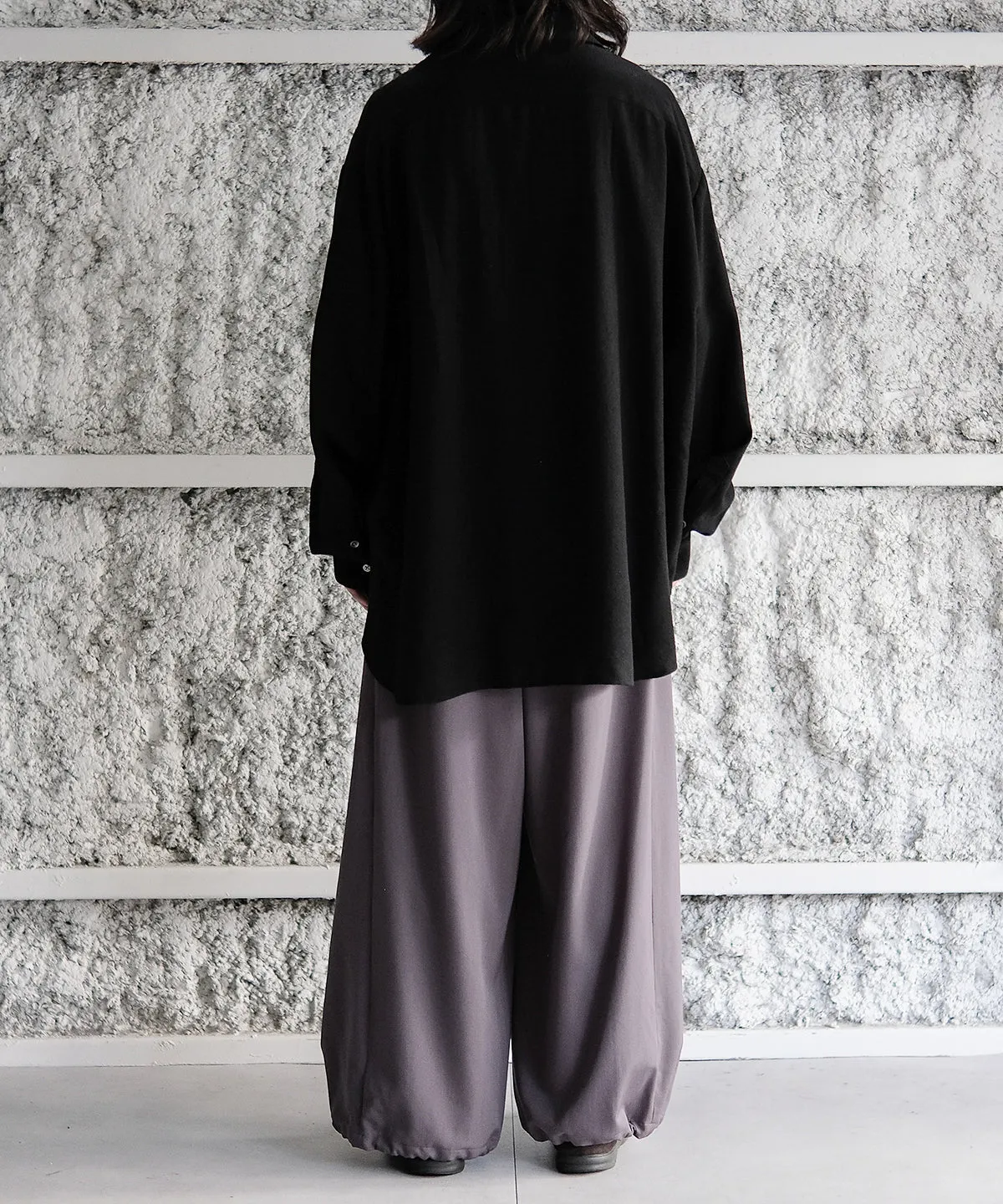 LAST1 >> Soft Wool Skipper Shirt - Blanc YM