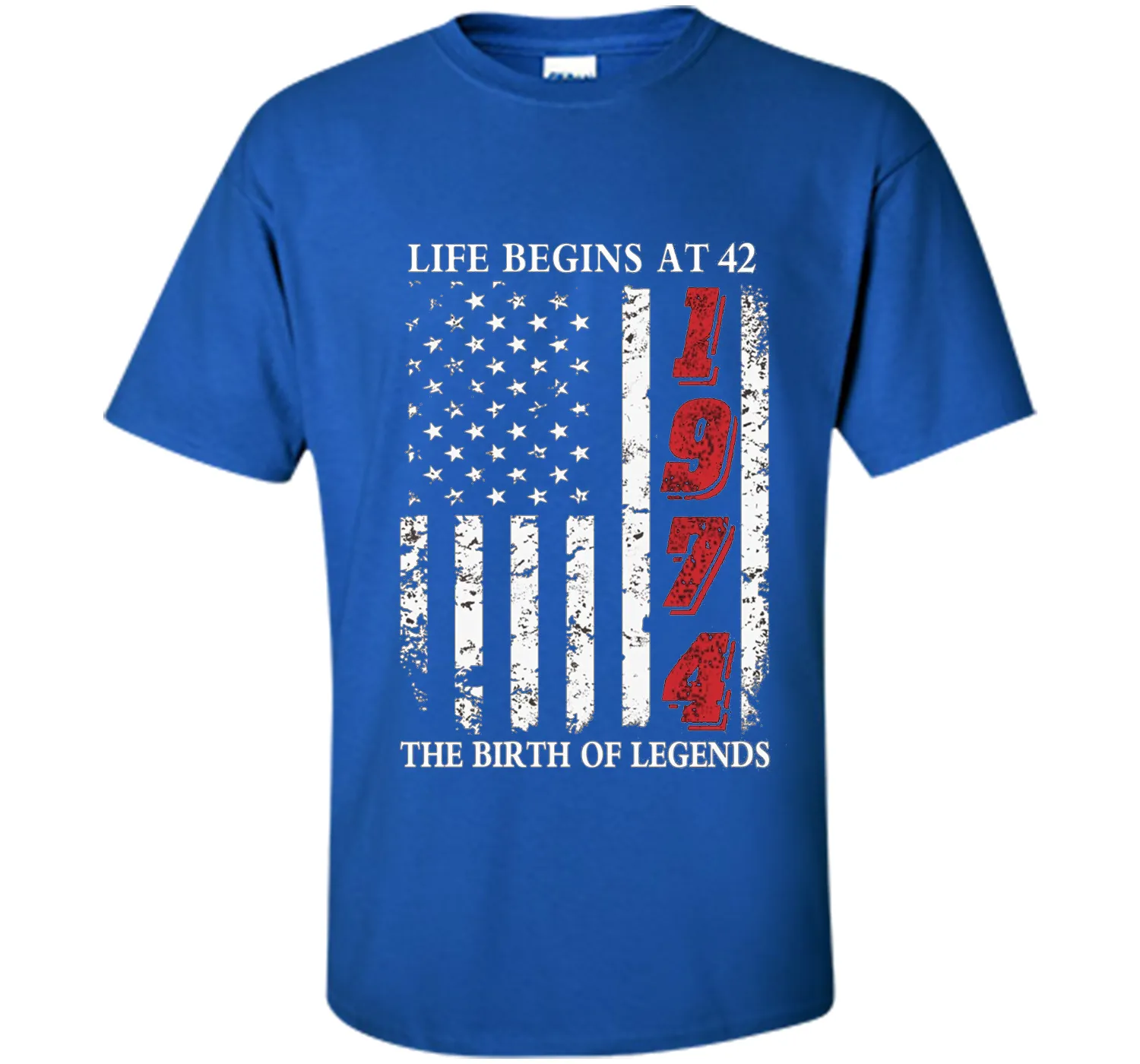 Life Begins At 42 The Birth Of Legends t-shirt