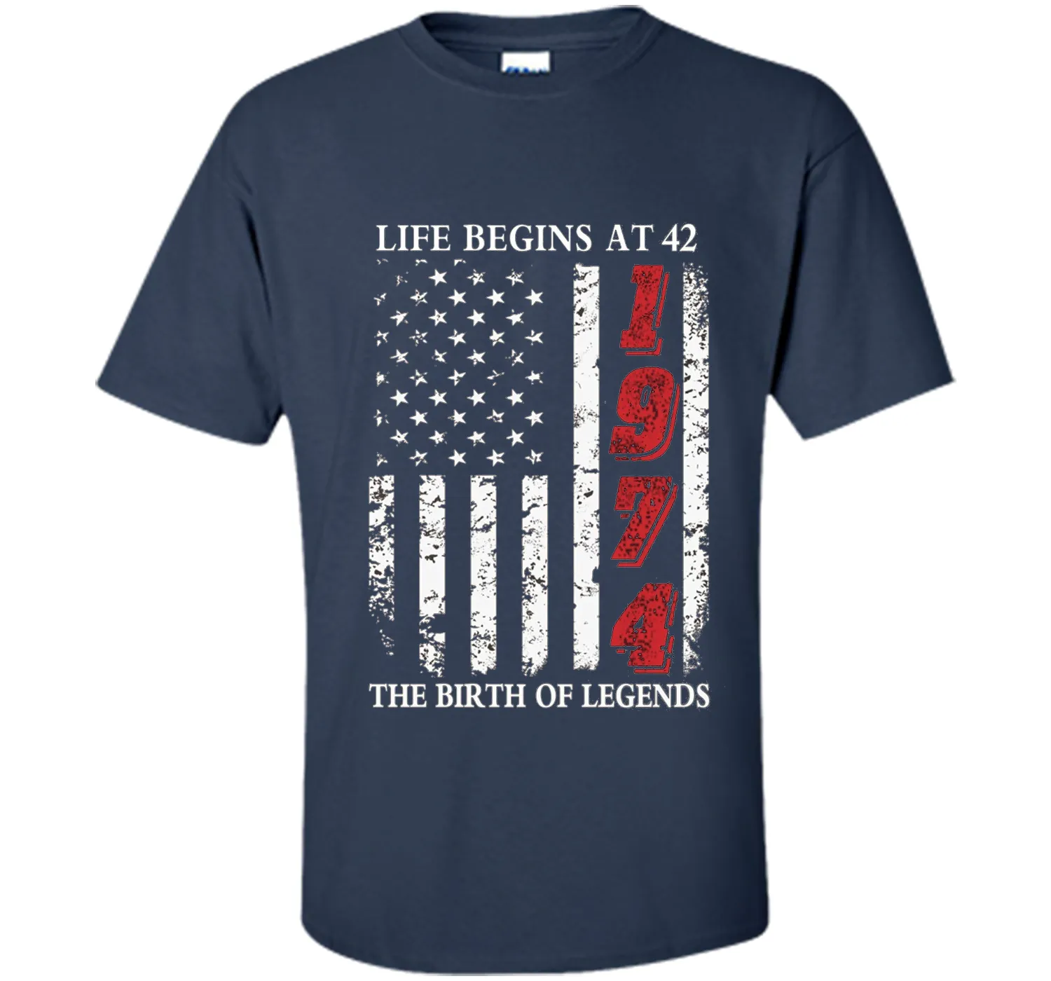 Life Begins At 42 The Birth Of Legends t-shirt