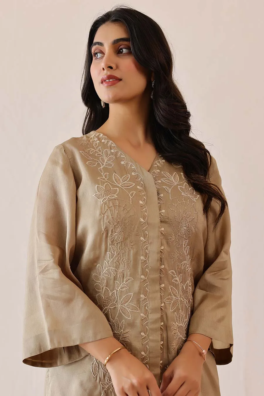 Lily Sage Green Embroidered Co-Ord Set