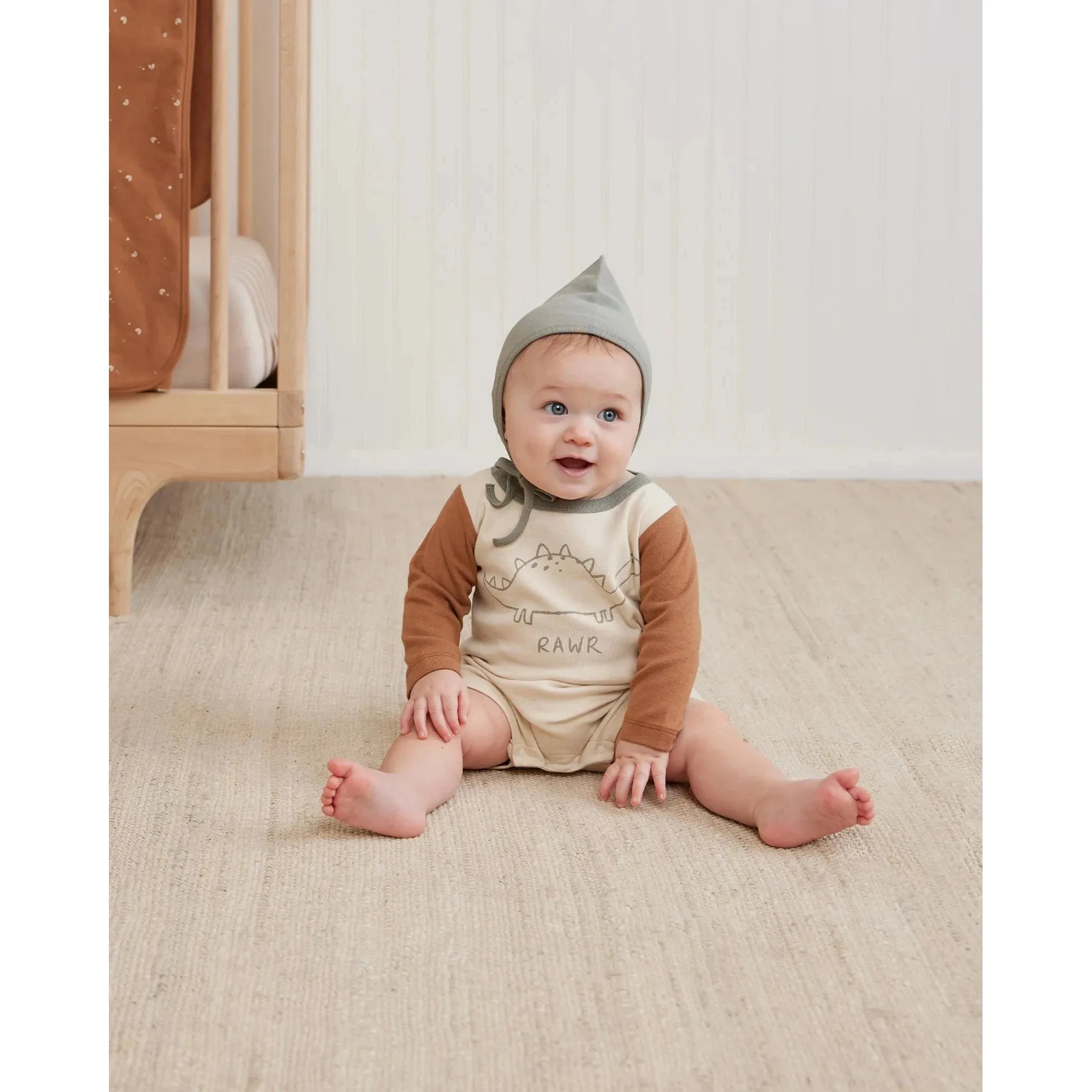Long Sleeve Romper - Dino