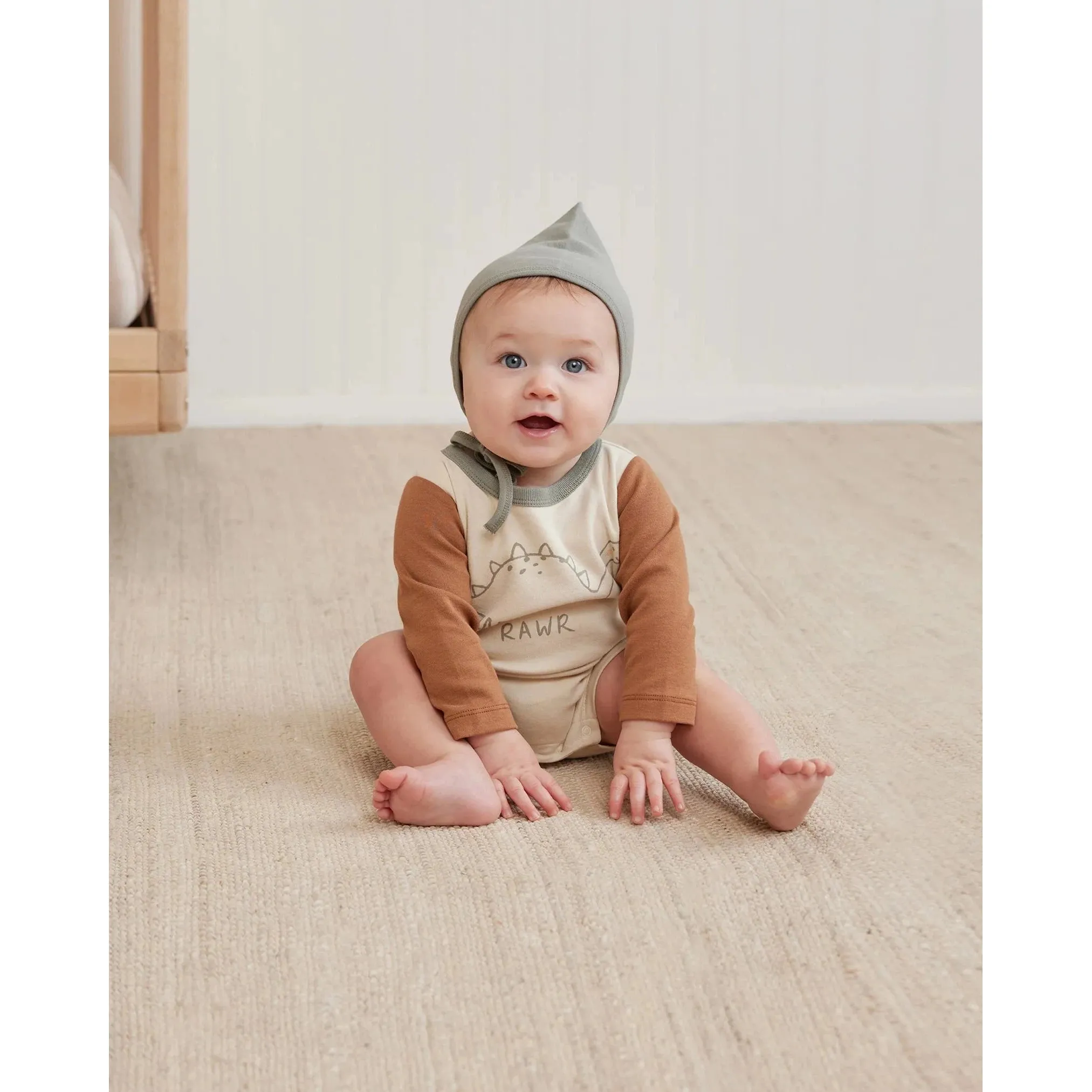 Long Sleeve Romper - Dino