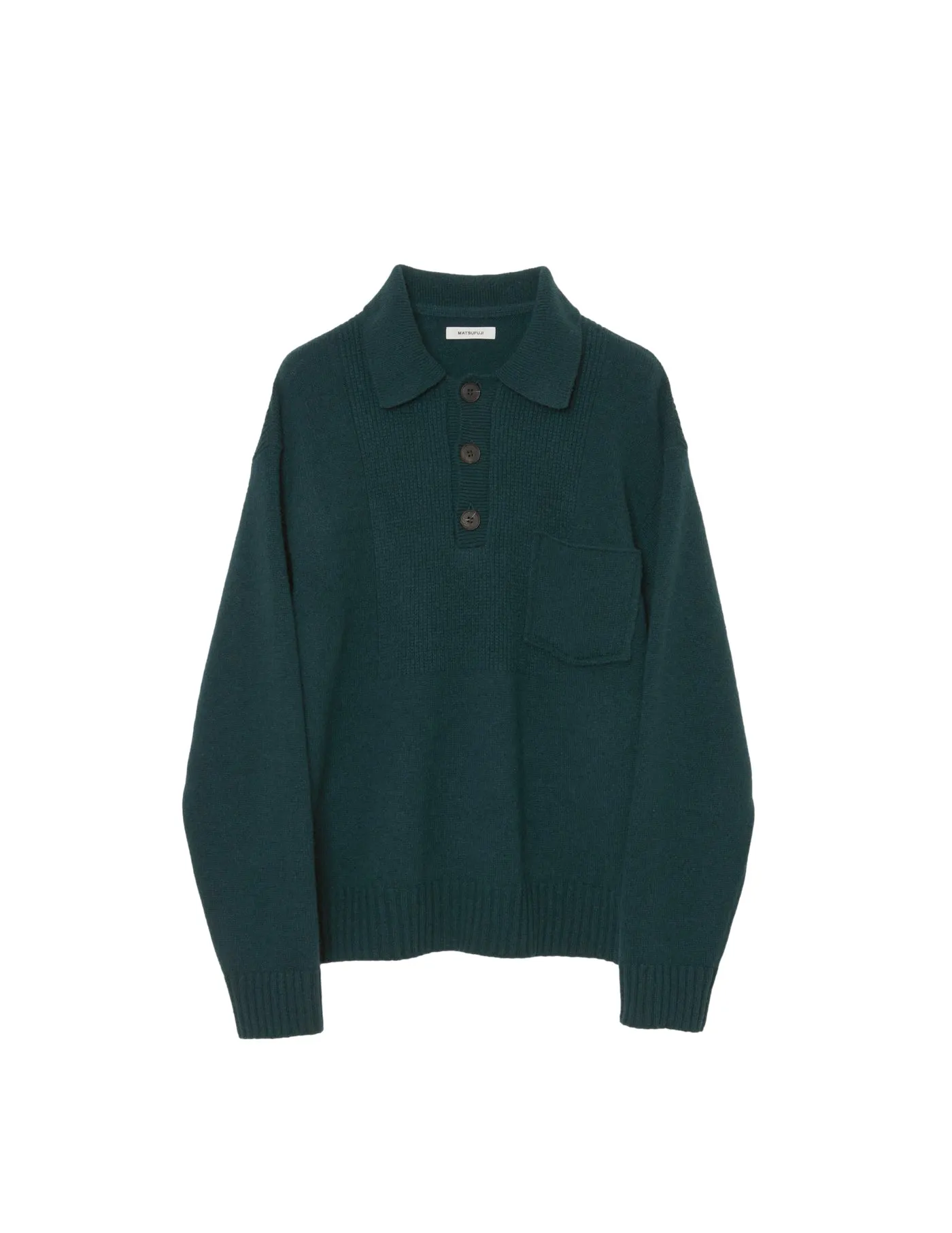 M233-0501 WOOL KNIT POLO
